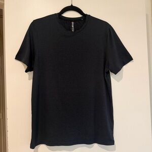 Men's Black Short Sleeve Workout T-Shirt